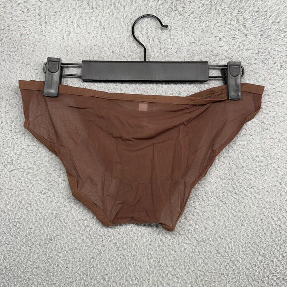 Todd Sanfield Brief Underwear mens Medium Brown Defiant Endurance Mesh NEW - Picture 6 of 8